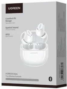 Фото: Навушники UGREEN Dots WS220 TWS White (UGR-75627) № 2 | KTC