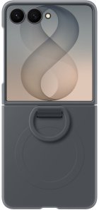 Чохол Samsung for Galaxy Flip8 - Silicone Ring Magnet Black (EF-EF776CBEGUA)