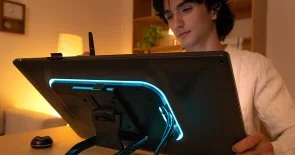 Фото: Графічний монітор Huion Kamvas 22 Gen 3 + Glove (GS2203) № 9 | KTC