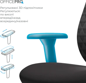 Фото: Крісло OfficePro Omnis OC640B Black № 13 | KTC