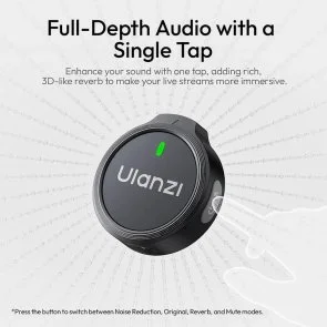 Фото: Радіосистема Ulanzi A21 Wireless Microphone dual-mic Lightning Black (A054) № 4 | KTC