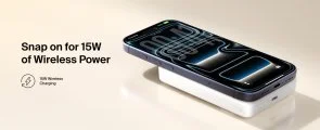 Фото: Батарея універсальна Belkin BoostCharge Slim Magnetic 10000mAh 30W Qi2 15W with Kickstad White (BPD016HQWH) № 10 | KTC