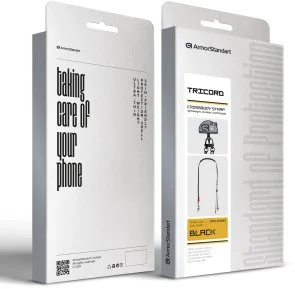 Фото: Ремінець для смартфону ArmorStandart Tricord Black (ARM91306) № 4 | KTC