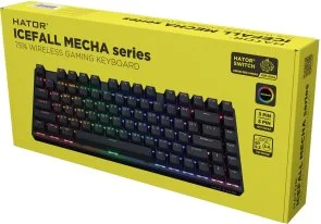 Фото: Клавіатура Hator Icefall Mecha 75 Rainbow Origin Red Wireless Black (HTK275UA) № 6 | KTC
