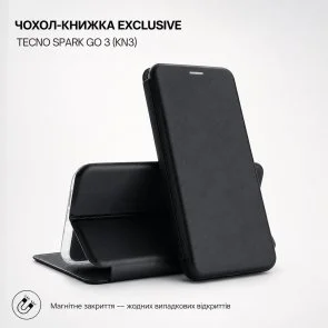 Фото: Чохол BeCover for Tecno Spark Go 3 KN3 - Exclusive Black (716173) № 3 | KTC
