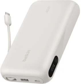 Фото: Батарея універсальна Belkin UltraCharge with Integrated Cable and Display 20000mAh 45W Sand (BPB030hqSA) № 3 | KTC