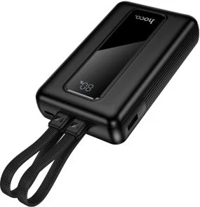 Фото: Батарея універсальна Hoco J162A 20000mAh 22.5W Black built-in Cable (6942007663083) № 3 | KTC