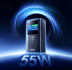 Фото: Батарея універсальна Remax Dinba FP-7 10000mAh QC PD 55W Gray (6954851250074) № 3 | KTC