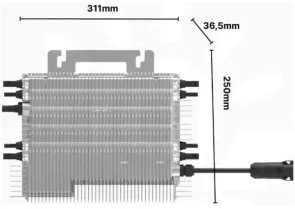 Фото: Інвертор Deye SUN-M200G4-EU-Q0 2000W № 3 | KTC