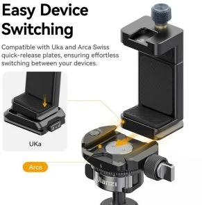 Фото: Універсальний тримач Ulanzi MA33 Phone Holder Black (M022) № 4 | KTC
