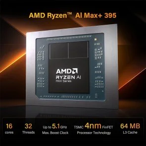 Фото: Персональний комп'ютер GEEKOM A9 Mega (GMA9MEGAAIMAX+395-1282-EU) - AMD Ryzen AI Max+ 395 / 128 ГБ DDR5 / PCI-E SSD 2 ТБ / AMD / Radeon Graphics, UMA / 350 Вт № 6 | KTC