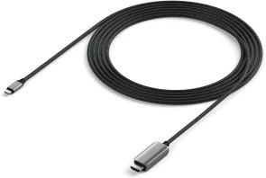 Фото: Кабель Satechi v2.1 8K Type-C / HDMI 1.8m Space Gray (ST-YH8KCM) № 5 | KTC