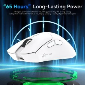 Фото: Миша Attack Shark R1 WL/BT/USB White (R1W_AS) № 6 | KTC