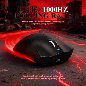 Фото: Миша Attack Shark V3 Pro Ultra-Light WL/BT/USB Black (V3PROB_AS) № 4 | KTC