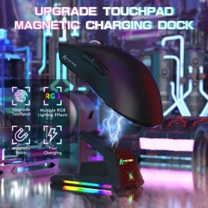 Фото: Миша Attack Shark X1 Black (X1B_AS) № 5 | KTC