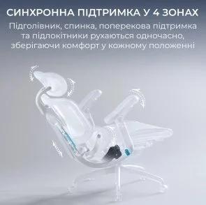 Фото: Крісло SIHOO C300 Pro V2 Black (C300-PRO-V2-B101) № 10 | KTC