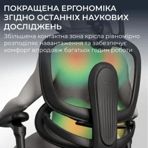 Фото: Крісло SIHOO C300 Lite V2 White (C300-LITE-V2-B102) № 18 | KTC