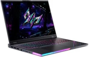 Фото: Ноутбук Acer Predator Helios 18 AI PH18-I71-916A NH.U3HEU.00B Black - 18" IPS 250 Гц / Intel Core Ultra 9 / 290HX Plus / DDR5 64 ГБ / PCI-E SSD 1 ТБ / GeForce RTX 5080 № 4 | KTC