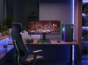 Фото: Монітор Dell AW3426DWM Black (210-BWPZ) - 34" VA / 3440x1440 / 240 Гц / AMD FreeSync Premium, Adaptive Sync / Pivot / HAS № 8 | KTC