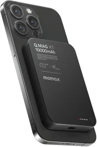 Фото: Батарея універсальна Momax Q.MAG X1 10000mAh 20W / Qi 15W Black (IP117AD) № 3 | KTC