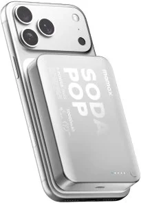 Фото: Батарея універсальна Momax 1-Power Pass 10000mAh 20W / Qi 15W Silver (IP166S) № 5 | KTC