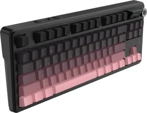Фото: Клавіатура Ajazz MK87 Pitaya Switch WL/BT/USB Black/Pink (MK87-P-S-P) № 5 | KTC