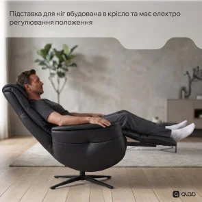 Фото: Крісло Qlab RC300B Black № 12 | KTC
