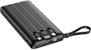 Фото: Батарея універсальна Veger W1116 10000mAh 10W Black (6970453554204) № 4 | KTC