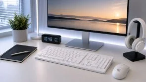 Фото: Клавіатура Real-EL RK-761W Wireless White (EL123100059) № 10 | KTC
