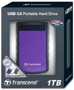 Фото: Зовнішній HDD Transcend StoreJet 25H3P 1TB Purple (TS1TSJ25H3P) № 3 | KTC