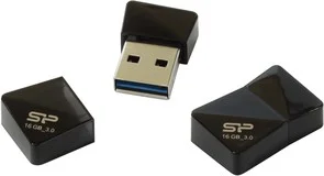 Фото: Флешка USB Silicon Power Jewel J08 16GB SP016GBUF3J08V1K Black № 2 | KTC