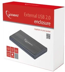 Фото: Кишеня зовнішня Gembird EE2-U2S-5 Black № 2 | KTC