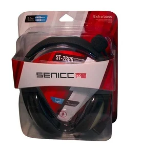 Фото: Гарнітура Somic SENICC ST2688 Black/Silver (ST2688/SH2688 Чорна/Срібна) № 3 | KTC