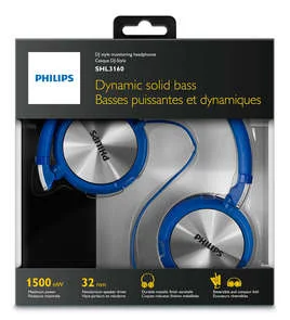 Фото: Навушники Philips SHL3160BL/00 Blue № 2 | KTC