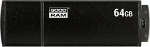 Флешка USB GoodRam Edge 64 ГБ (UEG2-0640K0R11) чорна