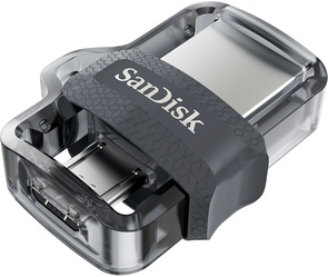 Флешка USB SanDisk Ultra Dual Drive 64 ГБ (SDDD3-064G-G46) чорна