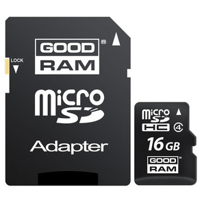 Карта пам'яті GoodRam Micro SDHC 16 ГБ (M40A-0160R11)