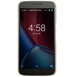 Чохол Nillkin для Motorola Moto G4/Plus - Super Frosted Shield золотий