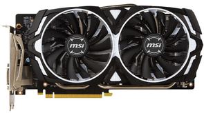 Відеокарта MSI GTX1060 Armor 6G OCV1 (GTX 1060 ARMOR 6G OCV1)