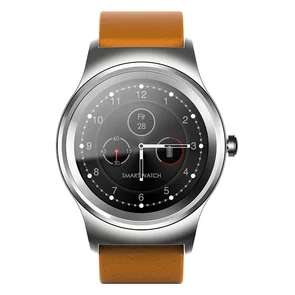 Фото: Смарт годинник SMA Round Leather коричневий № 5 | KTC