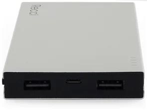 Фото: Батарея універсальна Recci Turbo PowerBank RT-8000 сріблястий № 3 | KTC