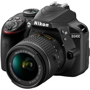 Фото: Цифрова фотокамера дзеркальна Nikon D3400 kit AF-P 18-55 мм VR № 4 | KTC