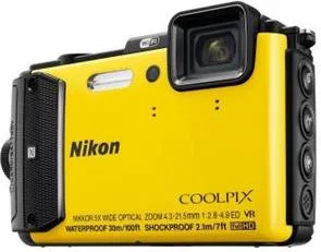 Фото: Цифрова фотокамера Nikon Coolpix AW130 жовта № 3 | KTC