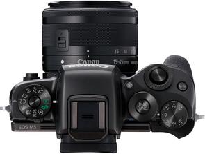 Цифрова фотокамера Canon EOS M5 Kit 15-45 мм IS STM чорна