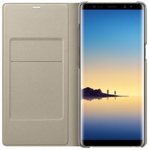 Чохол Samsung for Galaxy Note 8 - LED View Cover Gold (EF-NN950PFEGRU)