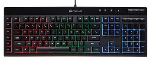 Клавіатура, Corsair Gaming K55 RGB, USB Чорна (CH-9206015-NA)