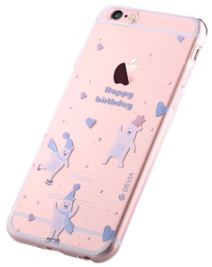 Чохол Devia for iPhone 6/6S - Vango Soft Case Ice Bear