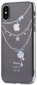 Фото: Чохол Devia for iPhone X/Xs Crystal Shell case Silver № 3 | KTC