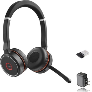 Гарнітура накладна Jabra EVOLVE 75 Stereo MS Чорна