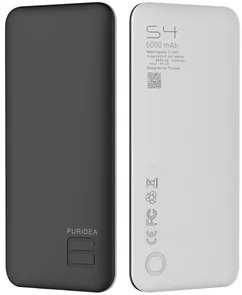 Фото: Батарея універсальна Puridea S4 6000mAh Black/White (S4-Black White) № 3 | KTC